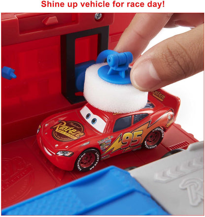 Disney Pixar Cars Transforming Mack Playset – 2-in-1 Truck & Tune-Up Station with Launcher (Ages 4+)