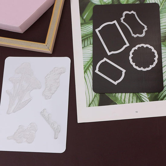 12 Magnetic Sheets for Die and Stamp Storage | Includes Binder Cover and Pockets for Card Making (0.8 mm Thickness)