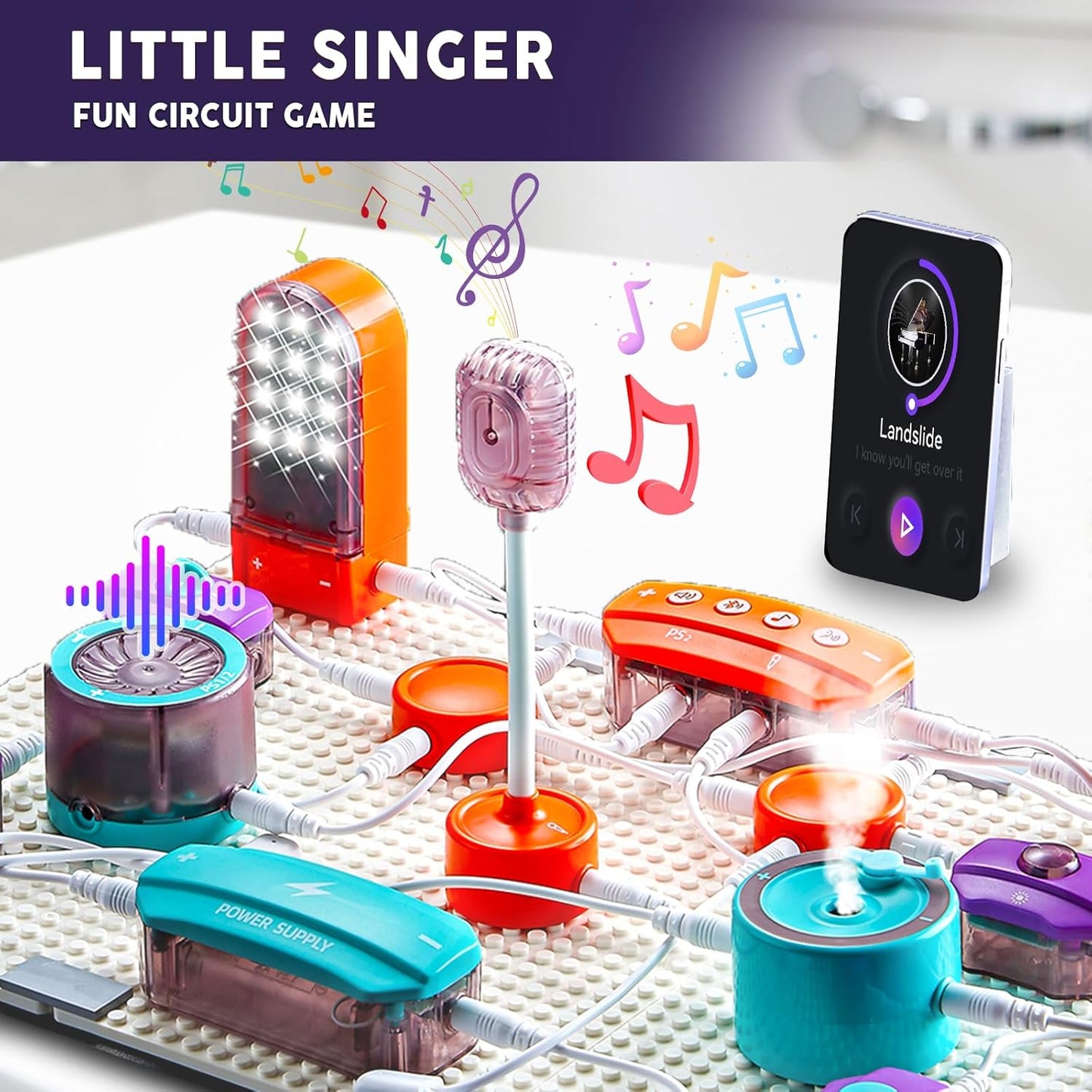 Science Circuit Kit for Kids – 53-Piece DIY Electronics Set with 150+ Projects (Ages 6+)