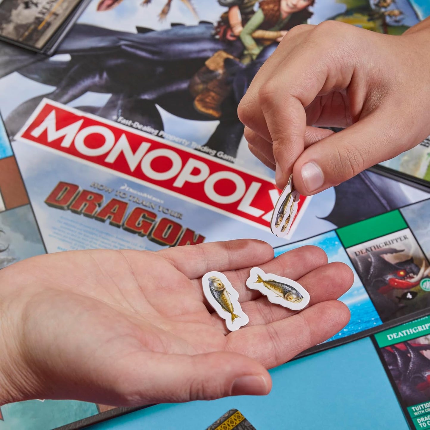 Monopoly: How to Train Your Dragon Edition | Ages 8+, 2-4 Players, 45 Minutes - Fun for All Ages!