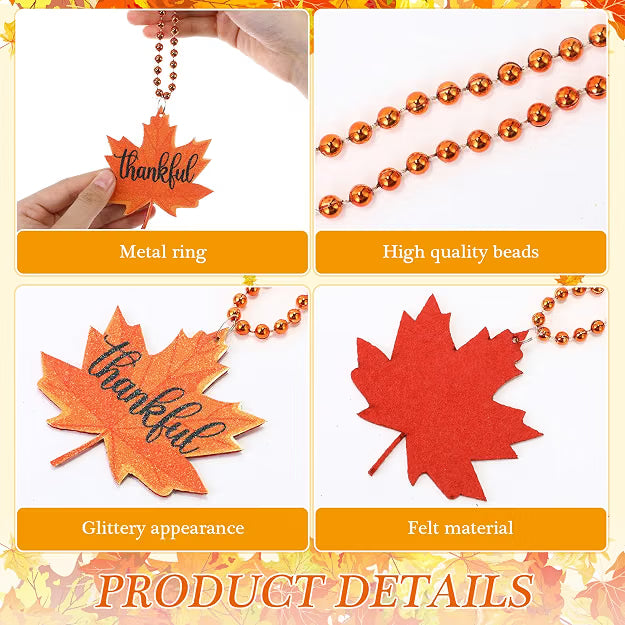36-Piece Parade Bead Necklace Set – Bulk Party Favor Necklaces for Celebrations, Costumes & Events