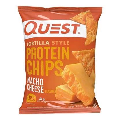 12-Count Quest Nutrition Tortilla Protein Chips Variety Pack – Chili Lime, Nacho Cheese & Loaded Taco | Low Carb, High Protein