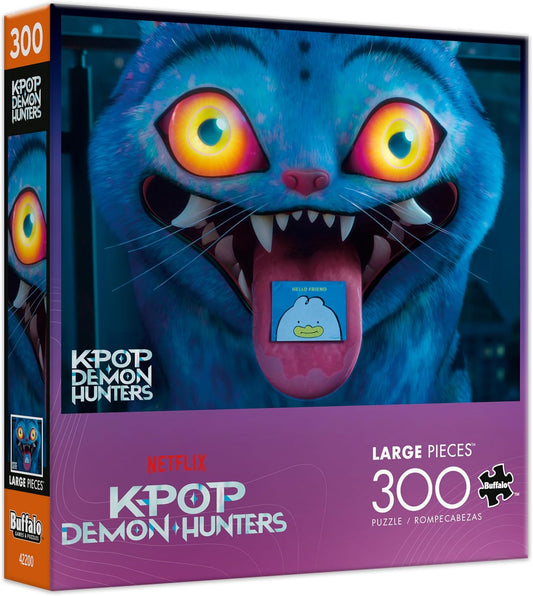 Derpy 300-Piece Oversized Jigsaw Puzzle – Kpop Demon Hunters Netflix Puzzle with Large Easy-Grip Pieces