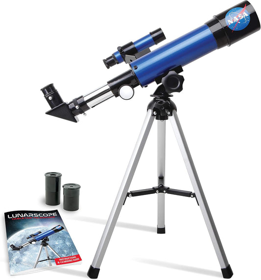 NASA Kids Lunar Telescope - 90x Magnification with Tripod and Eyepieces