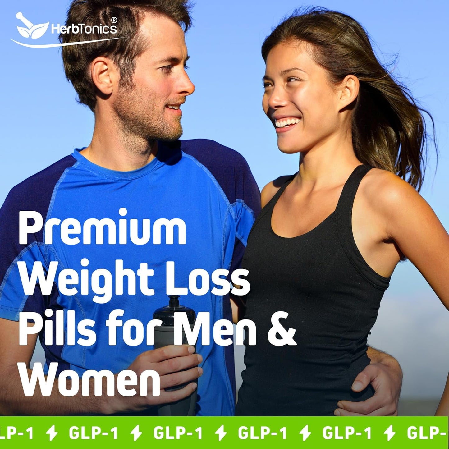 120-Capsules Herbtonics Keto ACV with BHB Salts - Appetite & Metabolism Support