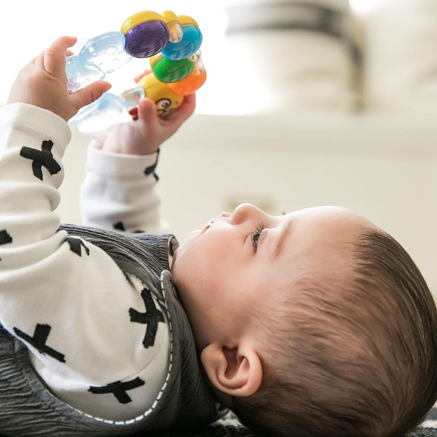 Teether-Pillar Rattle & Chill Teething Toy (Ages 3 Months+)