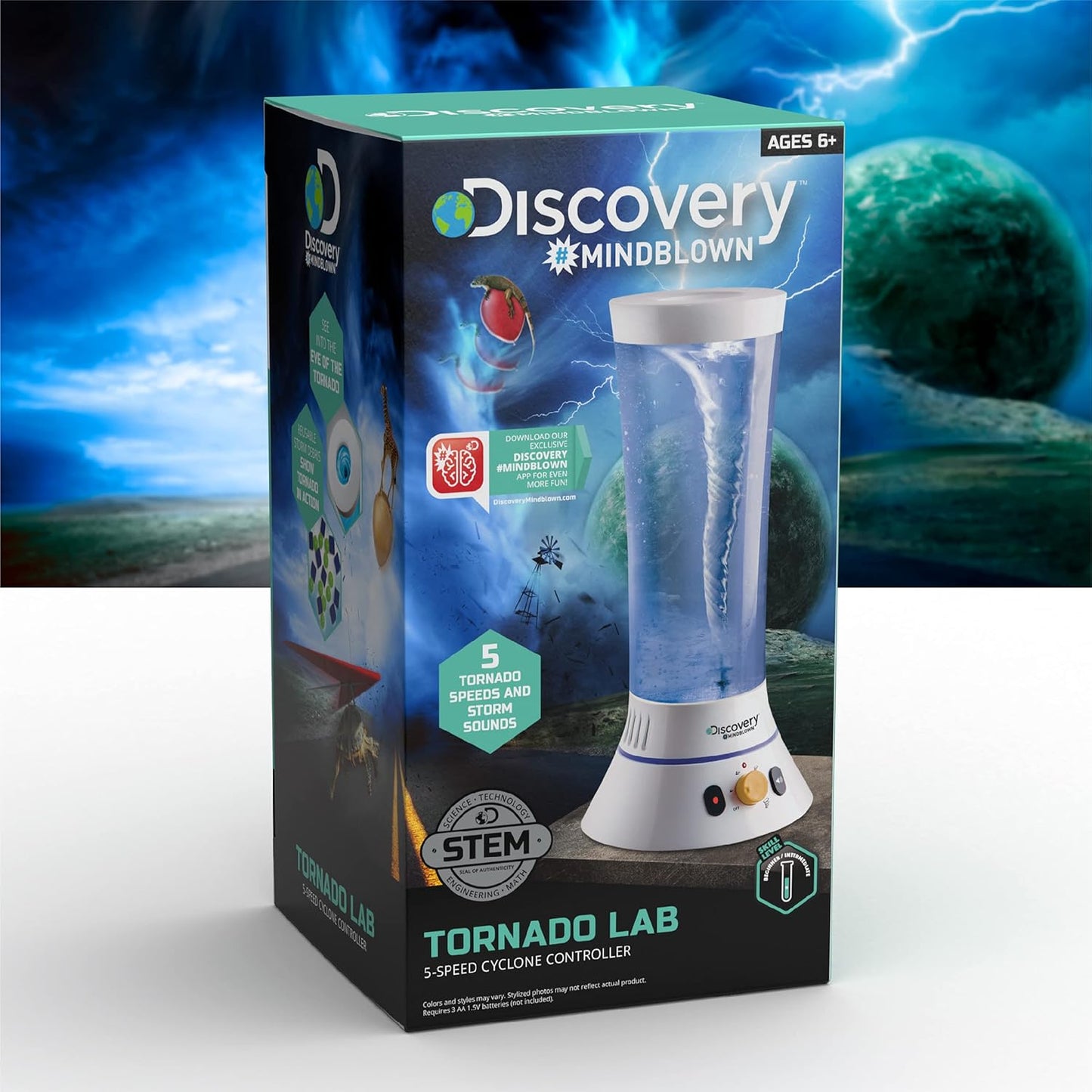 Tornado Lab STEM Kit – 5-Speed Cyclone Controller Science Toy (Ages 6+)