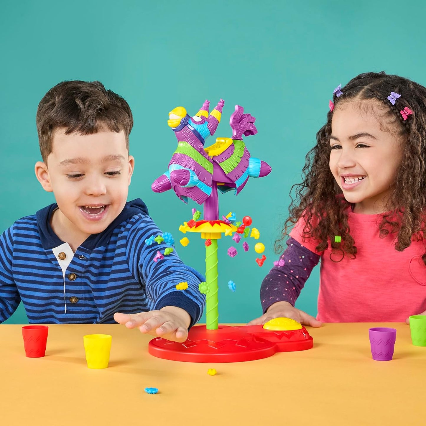 Replayable Pinata Game: 30+ Prizes for 2-4 Players, Ages 4+ | Fun 10-Minute Kids' Board Game & Christmas Stocking Stuffer!