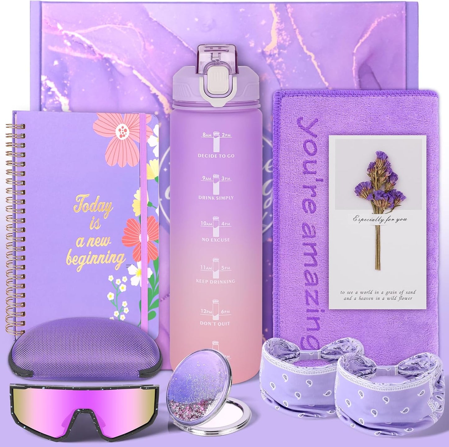 9-Piece Gift Set Box Idea for Women Who Loves Sports