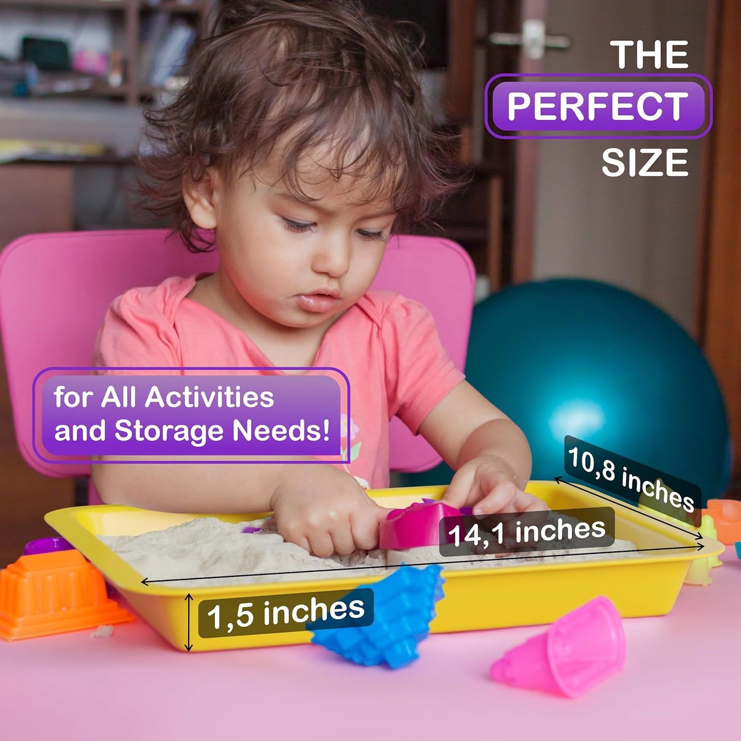 8 Art Trays for Kids: Perfect for Crafts, Lego, Painting, and Montessori Activities