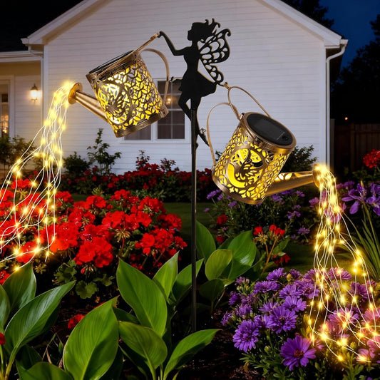Solar Watering Can Light – 8 Color-Changing Modes, IP65 Waterproof Outdoor Garden Decor for Patio, Lawn & Weddings – Gift Idea