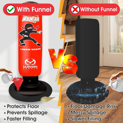 Kids Punching Bag Set Inflatable
