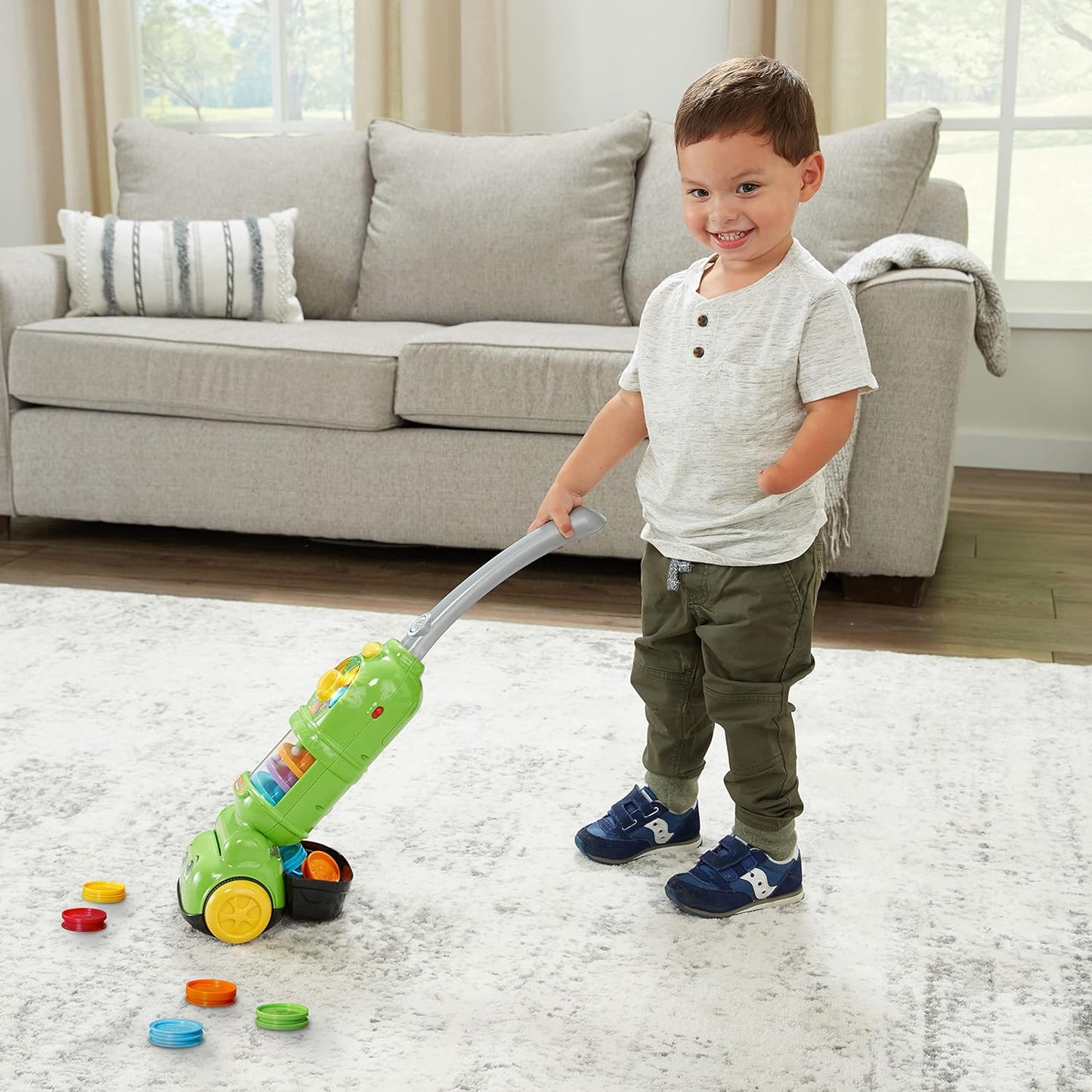 Smart Learning Vacuum Toy – Color & Counting Play Cleaner (Ages 2+)