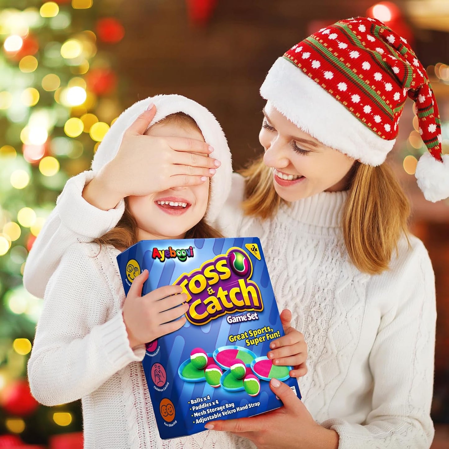 Toss & Catch Ball Game – Outdoor Beach & Yard Toy Set for Kids (Ages 3–10, Upgraded)