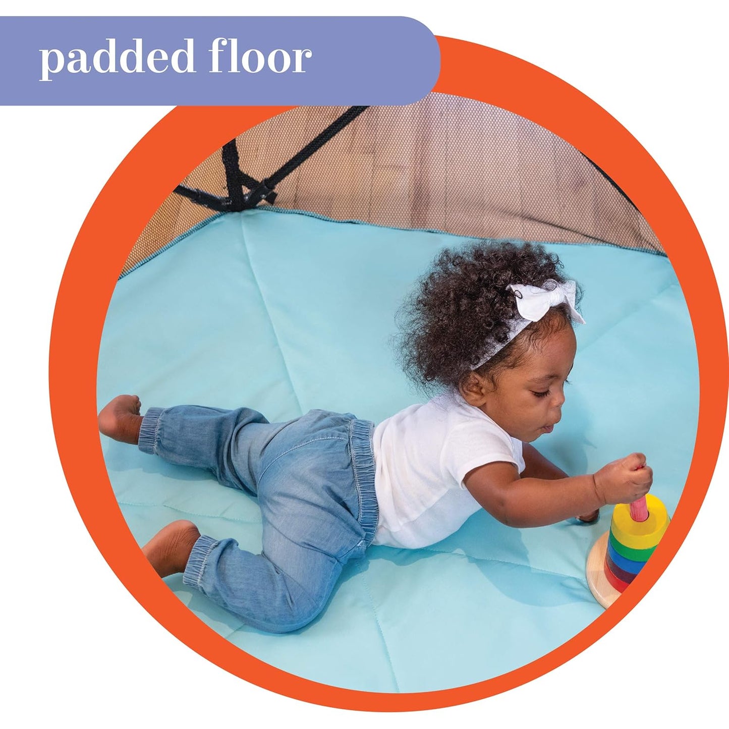 Aqua Splash Pop ‘N Play Deluxe Playard: Compact Indoor/Outdoor Pen