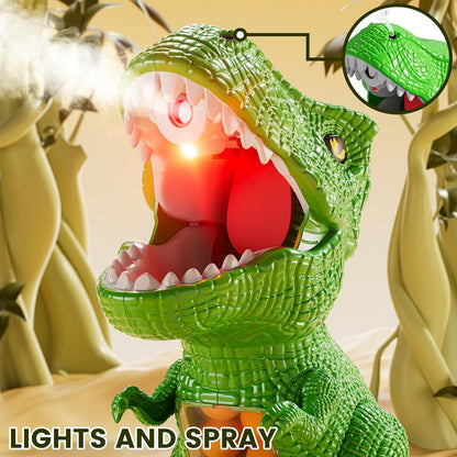 Movable Dinosaur Shooting Game – Electronic Target with 2 Air Pump Guns & 48 Foam Balls (Ages 3–9)