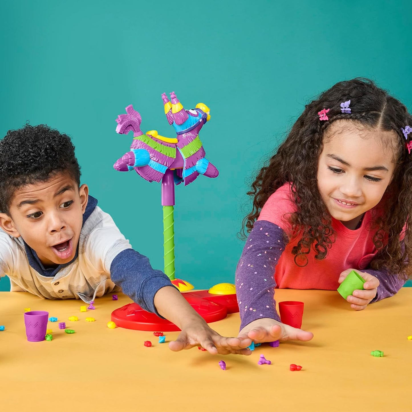 Replayable Pinata Game: 30+ Prizes for 2-4 Players, Ages 4+ | Fun 10-Minute Kids' Board Game & Christmas Stocking Stuffer!