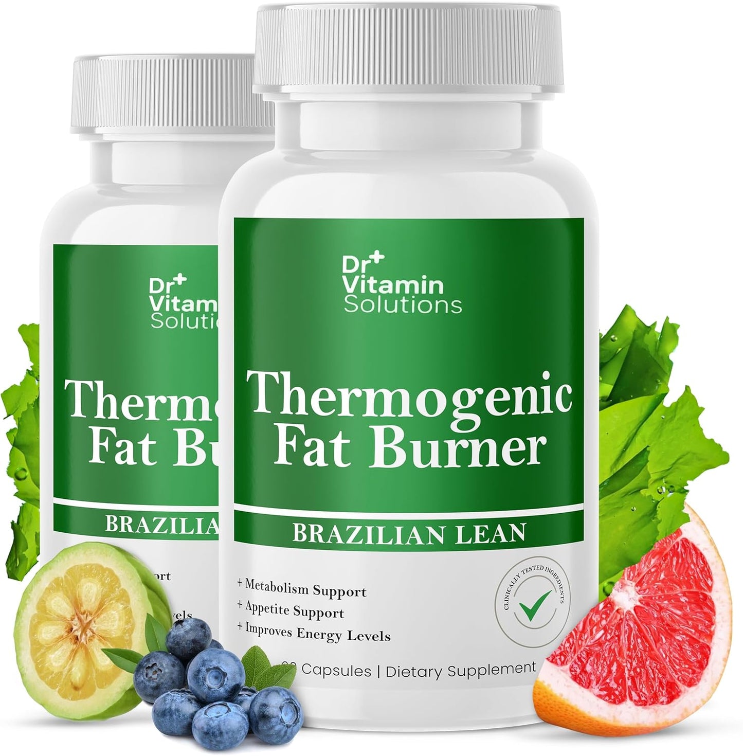 Thermogenic Fat Burner – Appetite Suppressant & Metabolism Support (2-Pack)