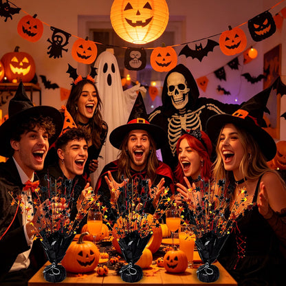 Fall Table Centerpiece – Halloween & Thanksgiving Tabletop Decoration for Autumn Home Décor
