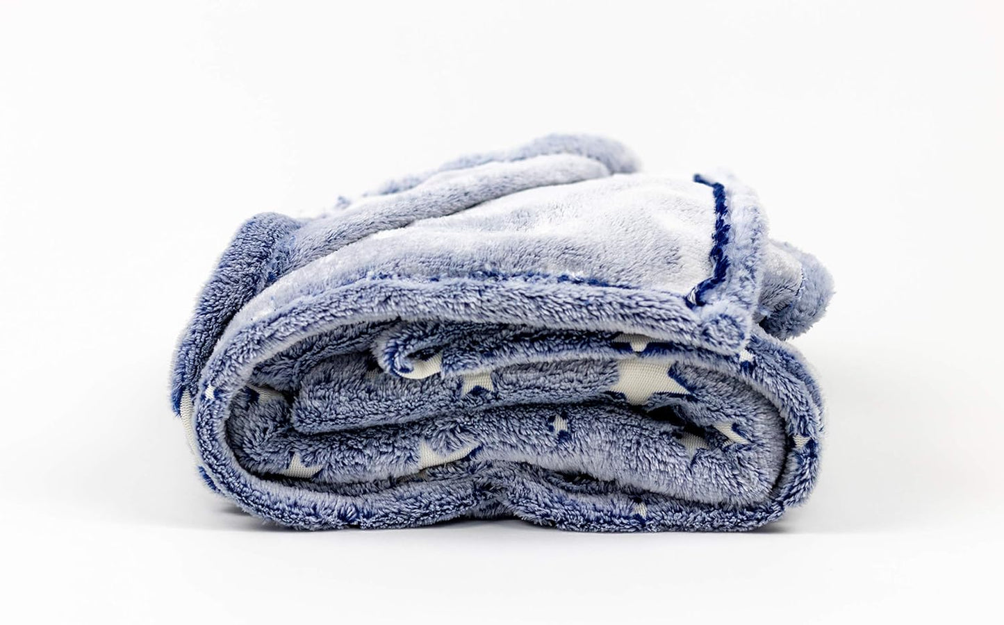 Glow-in-the-Dark Galaxy Throw Blanket – Super Soft Cozy Night Sky Blue (50" x 60")