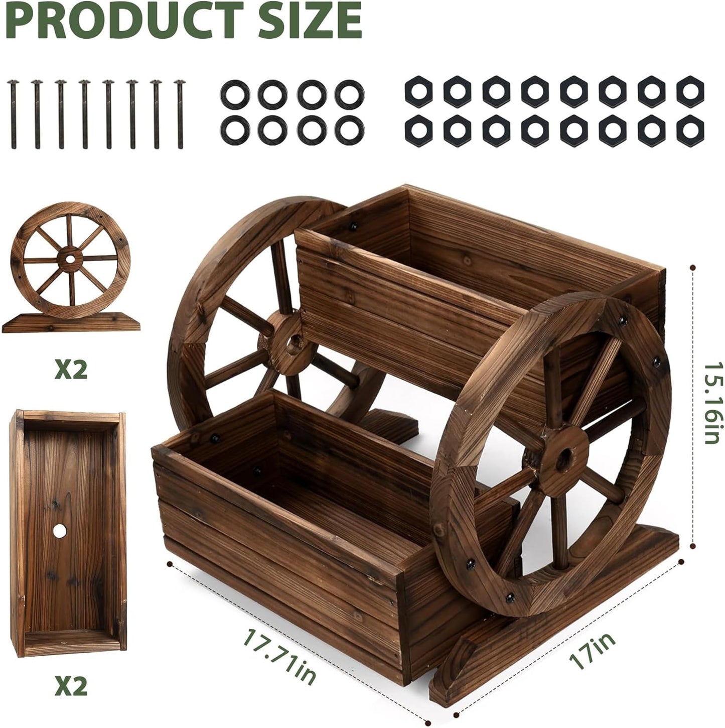 XXL Outdoor Planter – Stylish Patio & Balcony Flower & Vegetable Pot