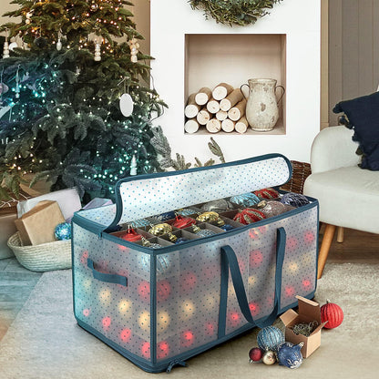 Large Christmas Ornament Storage Box for 128 Ornaments