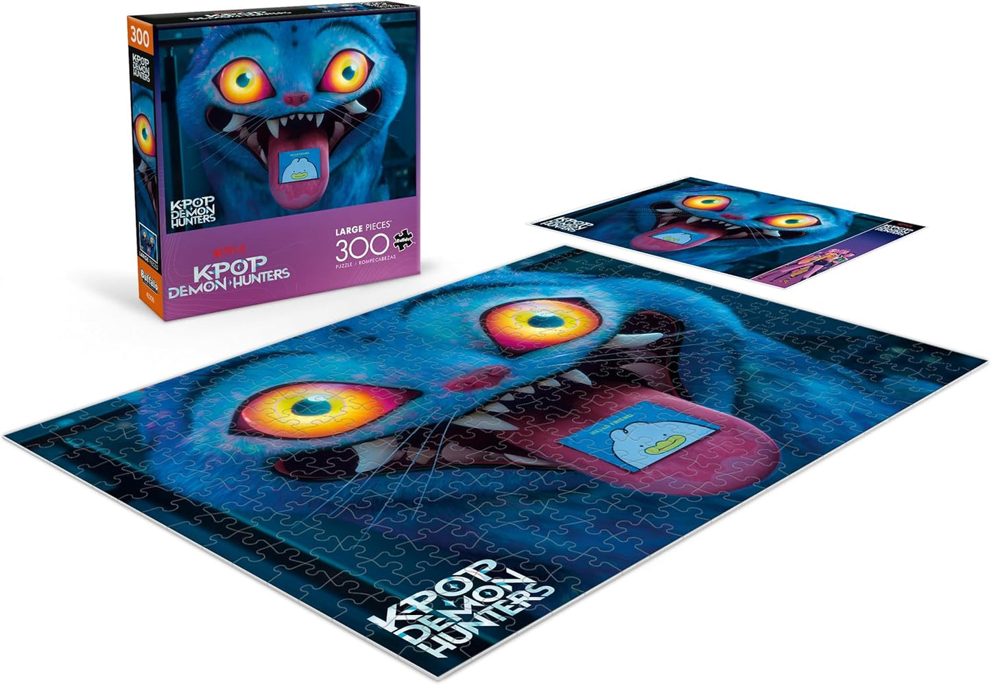 Derpy 300-Piece Oversized Jigsaw Puzzle – Kpop Demon Hunters Netflix Puzzle with Large Easy-Grip Pieces