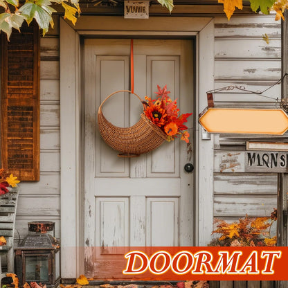 Fall Cornucopia Harvest Basket – Fern Thanksgiving Table Centerpiece for Autumn Home Décor