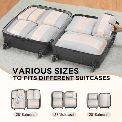10 Compression Packing Cubes for Women Travelers: Essential Luggage Storage and Space Savers