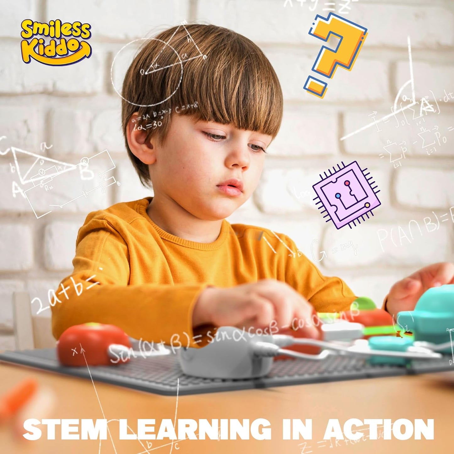 Kids’ STEM Electronics Kit – 35-Part Circuit Set with 420+ Projects (Ages 3–12)