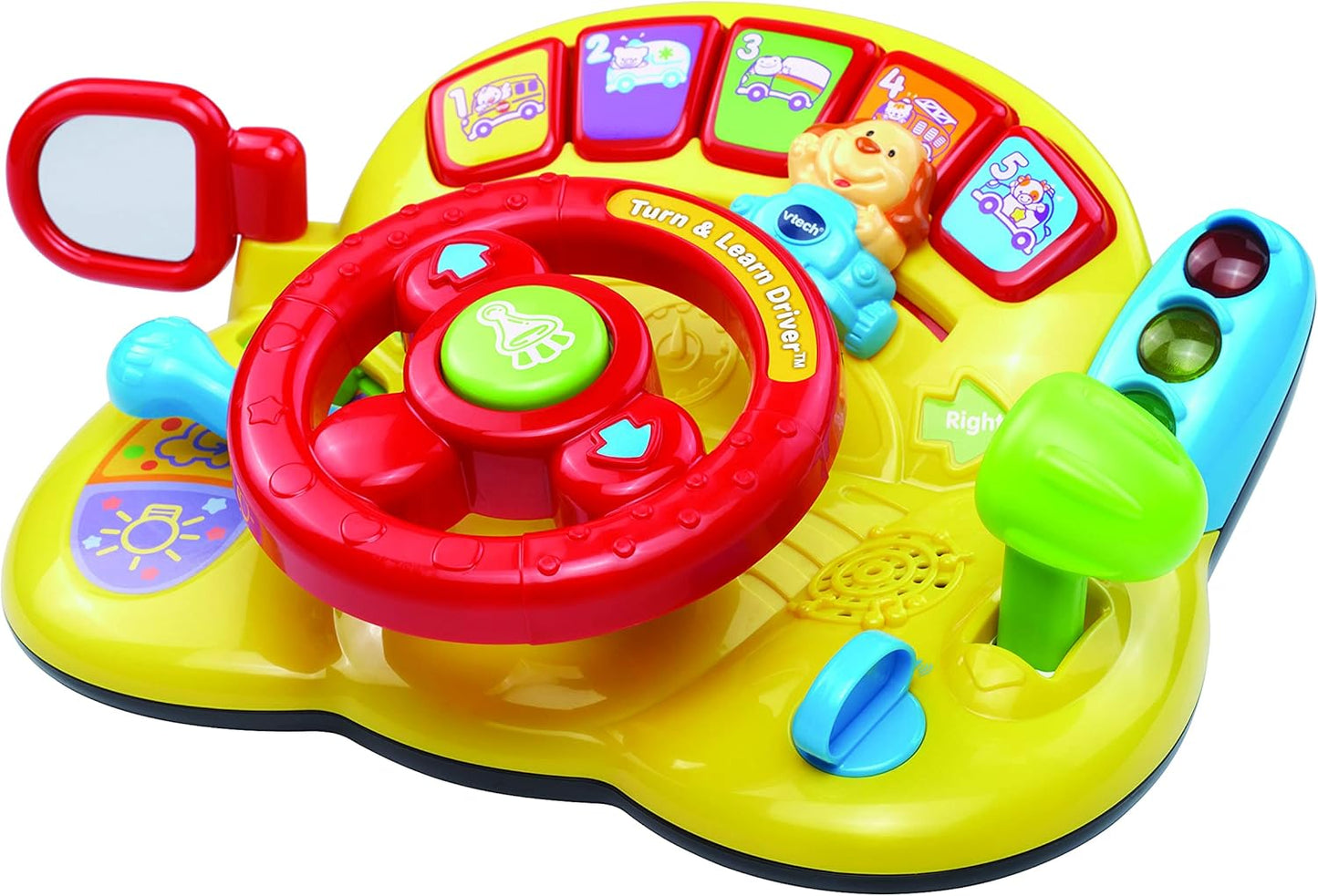 Turn and Learn Driver - Yellow with 60+ Songs and Sounds for Ages 6-36 Months