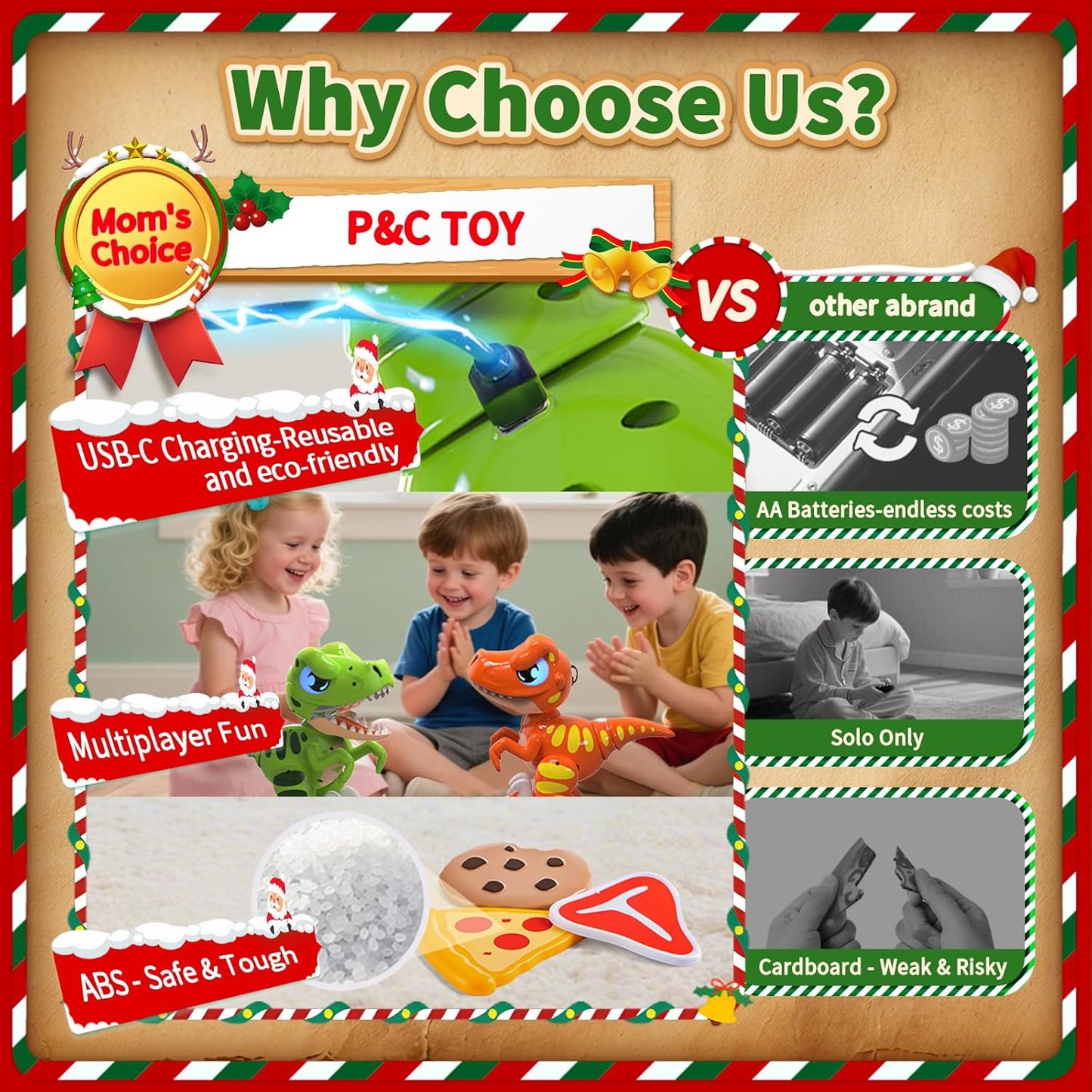 Remote Control Velociraptor – Rechargeable Dino Robot with Spray, Sounds & Dancing (Ages 3–12)