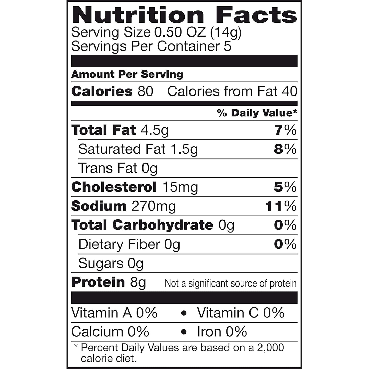 Sea Salt & Pepper Pork Rinds – Keto & Paleo Friendly High-Protein Snack, 2.5 oz