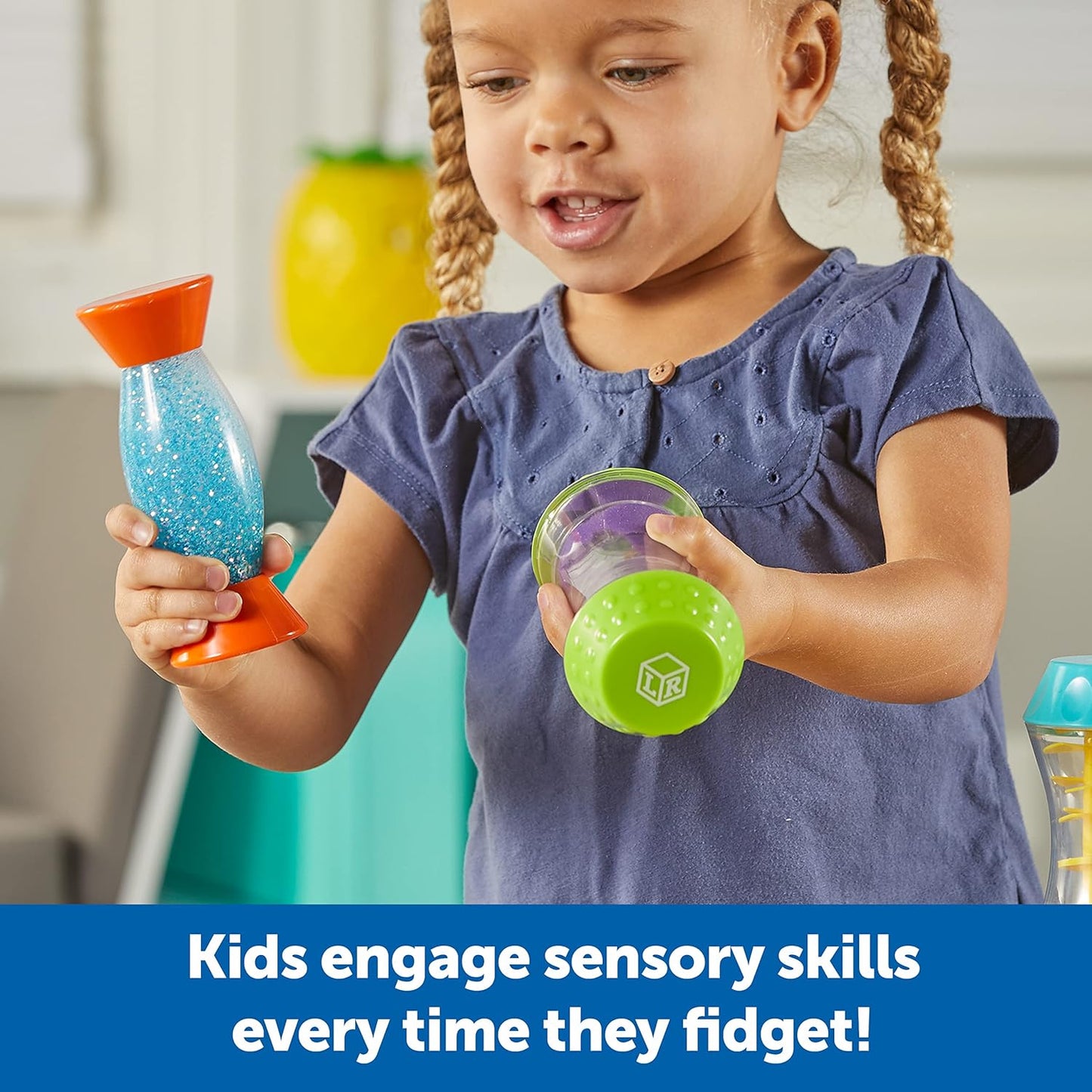 Sensory Trio Fidget Tubes - Tactile Play Tools for Calm Down Corners & Travel
