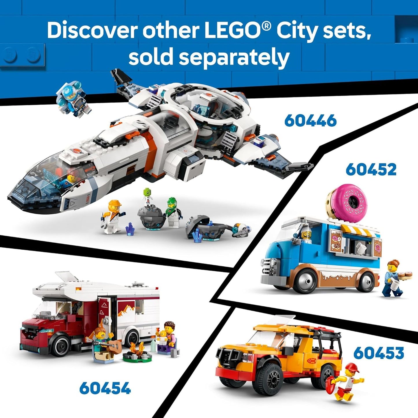 Holiday Adventure Camper Van Building Toy Set - Includes 3 Minifigures & Accessories for Ages 6+