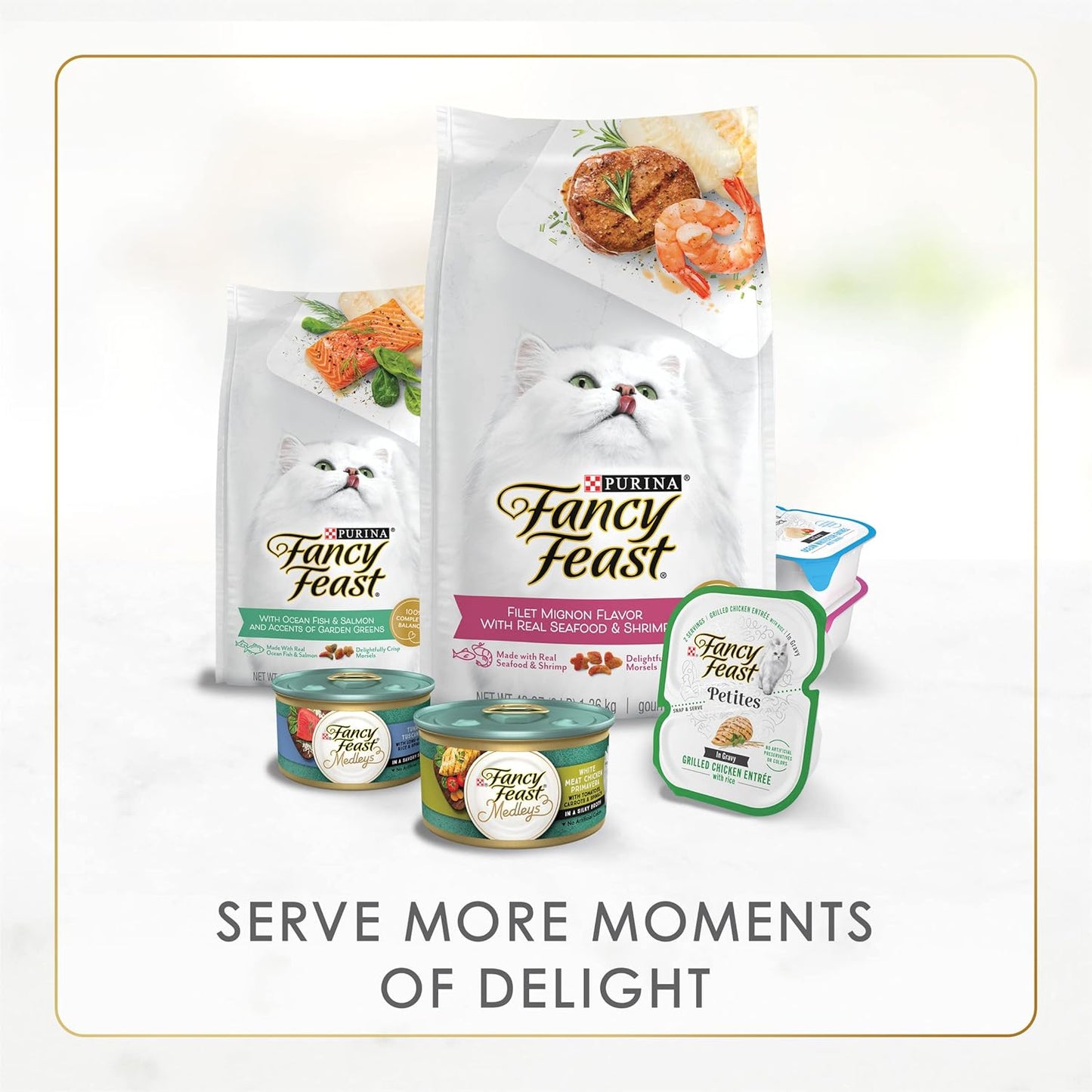 Fancy Feast Grilled Wet Cat Food Variety Pack – Seafood Collection, 3 oz Cans (24 Pack)