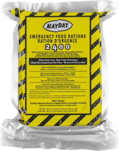 72-Hour Emergency Kit – 1-Person 3-Day Disaster Go-Bag with Food & First Aid