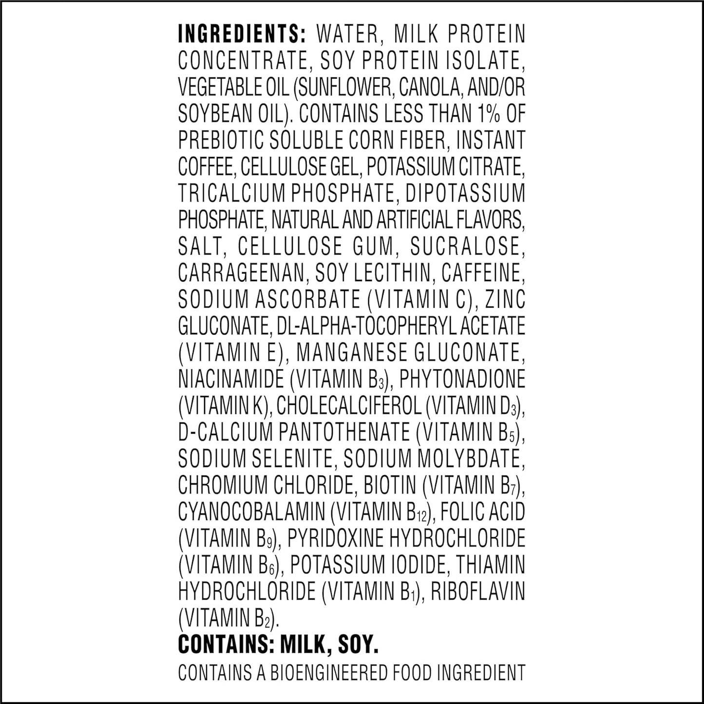 Iced Coffee Flavored High Protein Shake, Keto Friendly, Gluten Free (12 Count)
