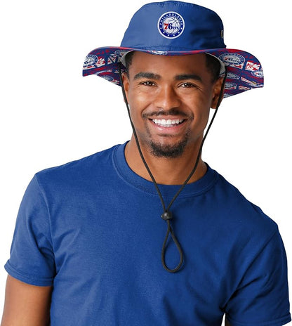 Official NBA Team Logo Boonie Hat – Unisex Outdoor Sun Protection Sports Bucket Hat