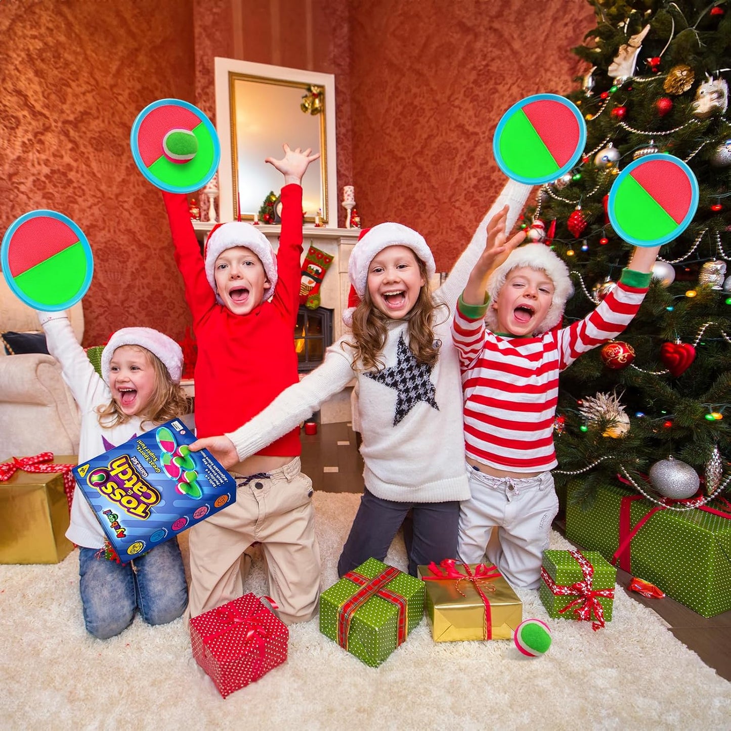 Toss & Catch Ball Game – Outdoor Beach & Yard Toy Set for Kids (Ages 3–10, Upgraded)