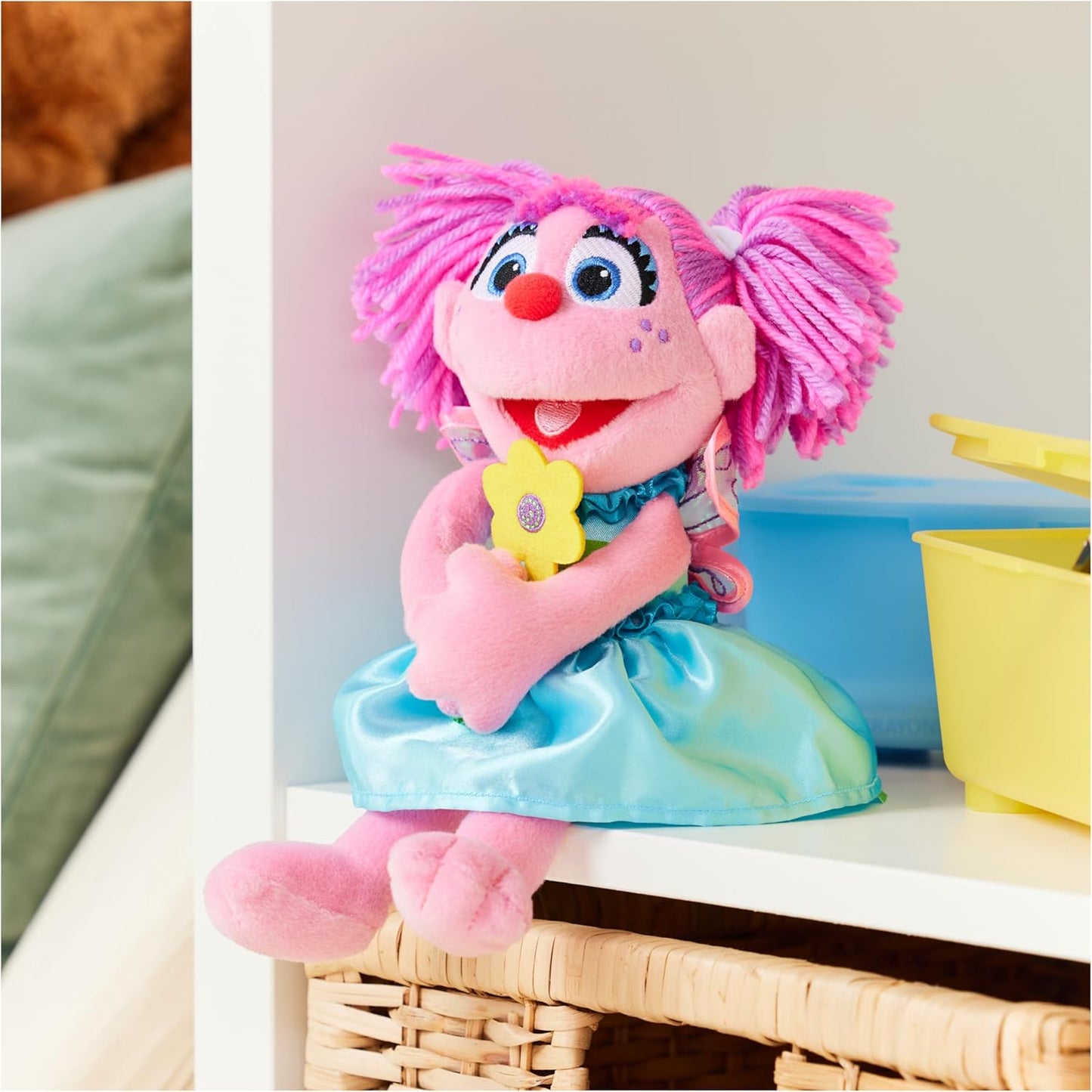 Sesame Street Abby Cadabby Muppet Plush Toy, 11” for Ages 1+