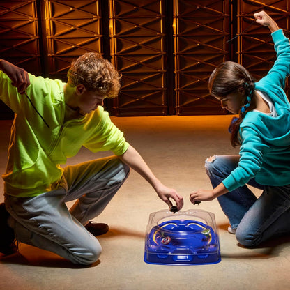 Beyblade X Drop Attack Set: Beystadium, 2 Tops & Launchers - Ages 8+