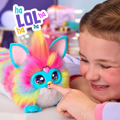 Interactive Rainbow Plush Toy: 32-Inch Snuggly with Music, Lights, Motion & Games - Ages 6+!