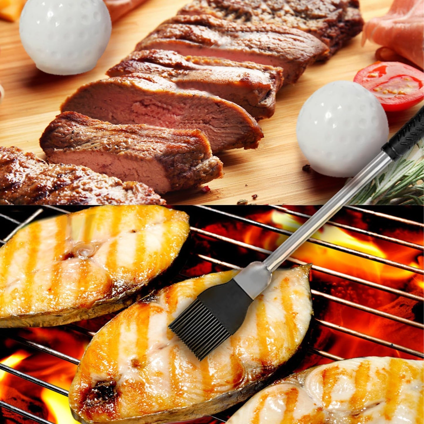 8pcs Golf BBQ Grilling Gift Set for Adults Men Stocking Stuffers
