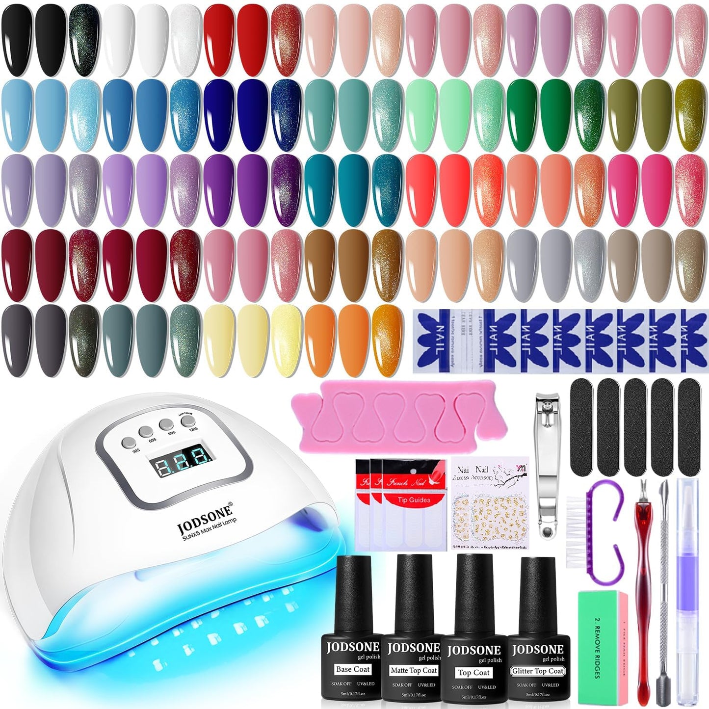 32 Colors Gel Polish Nail Kit Gifts for Women