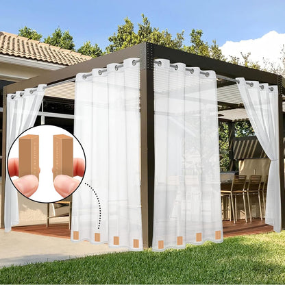 Outdoor Curtain Weights, for Heavy Wind, Outside Curtain, Patio, Mosquito, Cabana, Gazebo, Flags