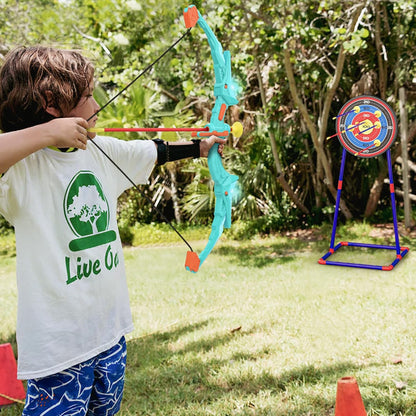 2-Pack Kids Bow & Arrow Set – Light-Up Bows with 14 Suction Arrows & Target (Ages 4–12)