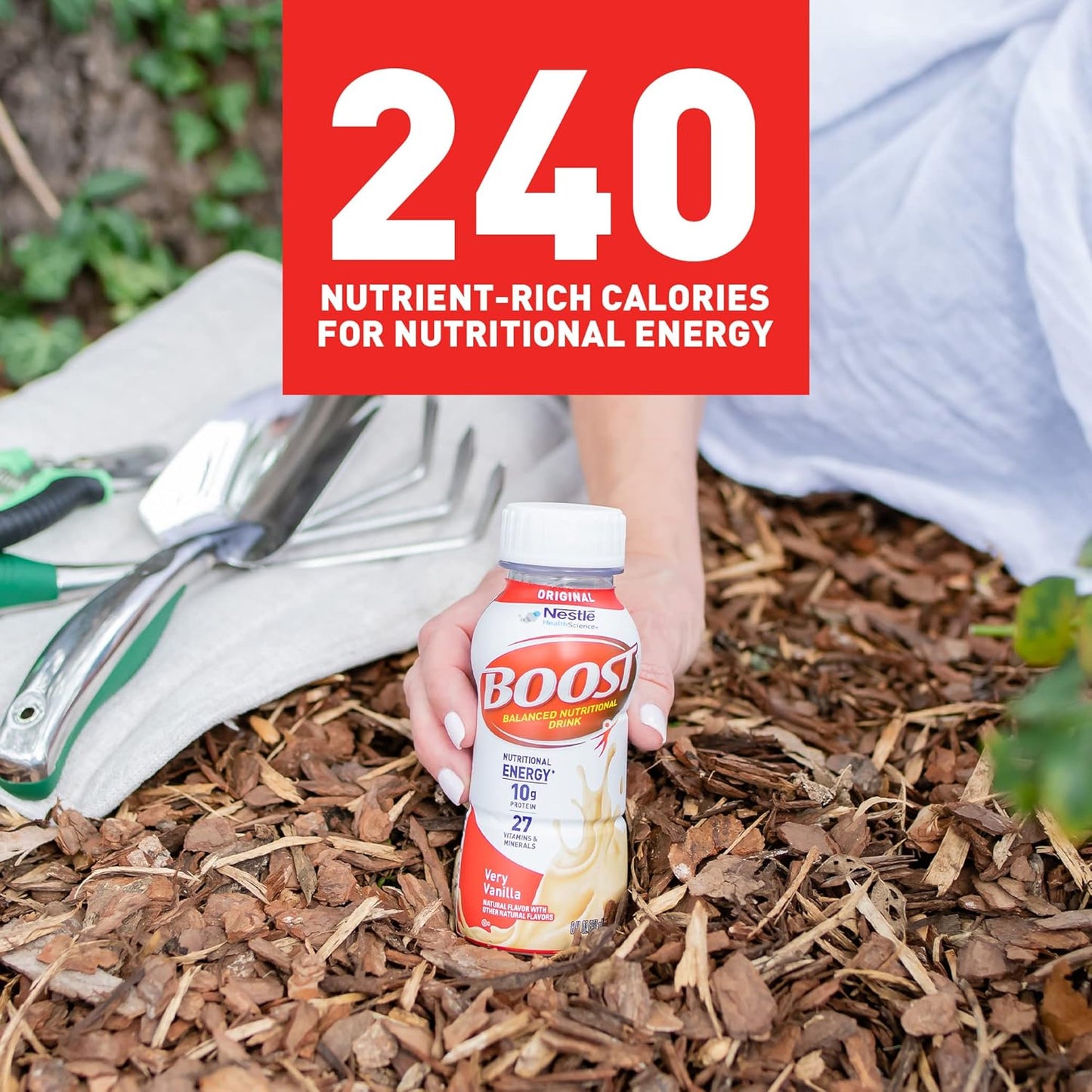 24-Pack BOOST Original Nutritional Drinks – Vanilla, 8 Fl Oz Bottles