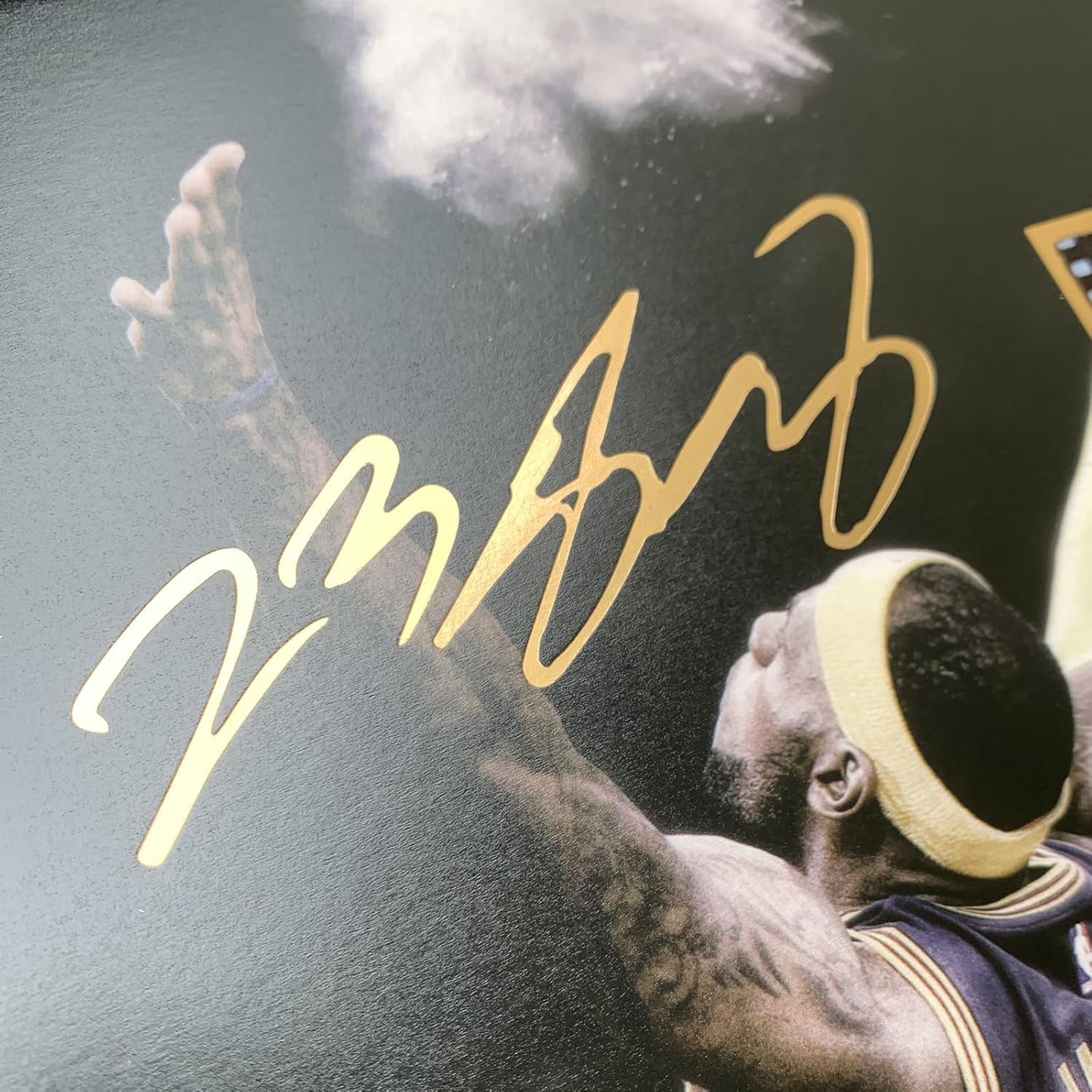 LeBron James Framed Basketball Photo Poster – Facsimile Signed 8x10 Wall Art Print