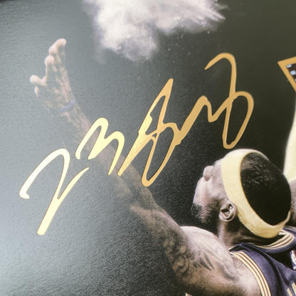 LeBron James Framed Basketball Photo Poster – Facsimile Signed 8x10 Wall Art Print